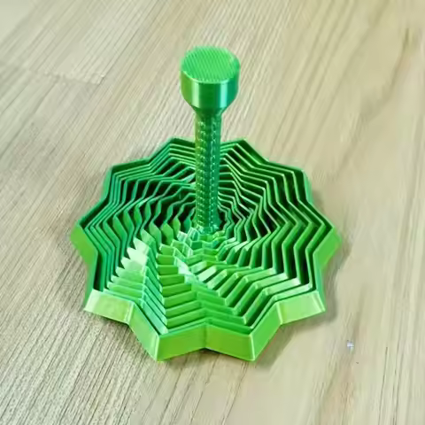 3D Printing Fractal Fidget Star Model Expanded S/M/L Expanded Sensory Model Relaxation Geometric Des