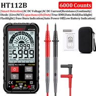 HT116/HT112B Digital Smart Multimeter Voltmeter 9999 Counts Ture RMS NCV DC AC Voltage Current Duty 