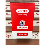 UTP network cable 300m cat5E 0.5CCA C18126BL Unitek blue