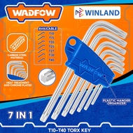 (T63)Set of 7 compact mini cotton hexagons WADFOW WHK3671.TTT TTT TTT