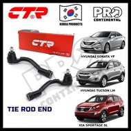 CTR KOREA KIA SPORTAGE SL HYUNDAI TUCSON LM SONATA YF STEERING RACK TIE ROD END [1 PAIR (LH+RH)]