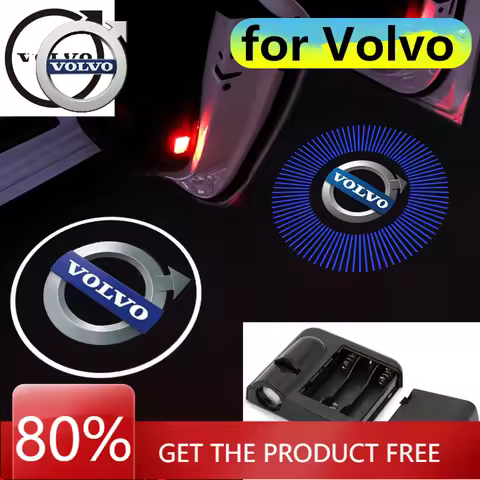 2026 Hot For VOLVO 2PCS car LED welcome light is suitable for Volvo S80 S60 S80L S60L V60 V40 XC60 X