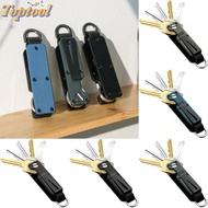 TOPTOOL Key Organizer, with Screwdriver Holds 2-6 Keys Keys Fob with Clip,  Multi-function Metal Mod