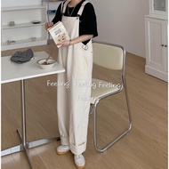Elegant And Comfortable Combination Of Women's jeans jumpsuit/korean style premium import retro loose causual Women's jumpsuit ||