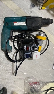 MAKITA 牧田 紅M HR022 220-110V 油壓鑽  電錘 衝擊鑽 Rotary Hammer 包火牛 可家用 可地盤用