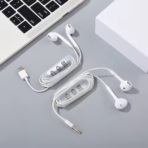 OPPO 3.5MM/Type C Earphones In Ear Wire Control Headsets Built-in Microphone For OPPO Find X6 X5 Pro
