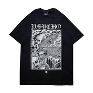 Psycho666 Black Wolf Anger T-shirt