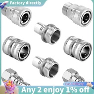 Pressure Washer Quick Connect Kit,Swivel M22 14mm to 3/8in Quick Connect,3/4in to Quick Release,for 