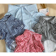 KEMEJA Basic Shirt Basic Dog Shirt Dog Check Shirt Cute Dog Shirt