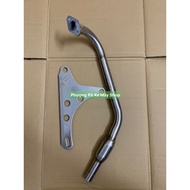 ⚡️FREESHIP⚡️ Bộ pát+cổ 4road inox 304 lắp cho pô 4road cho Vario17-20/SHVN/AB125-150/Click thái/PCX