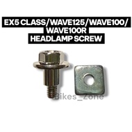 EX5 CLASS WAVE 125 100 100R WAVE100 WAVE 100R HEADLAMP SCREW + NUT HEADLAMP BOLT SKRU LAMPU DEPAN HE