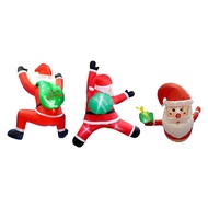 [whfashionkk] Inflatable Santa Claus Christmas Inflatable Santa Claus Holiday Decor Outdoor Inflatab