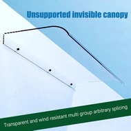 PC board canopy transparent mute canopy outdoor transparent invisible canopy balcony shade canopy ba