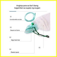 ♞2 Pack Adult Non-Rebreather Oxygen Mask with 7 Foot Tubing &amp; Reservoir Bag - Size L Oxygen tank po