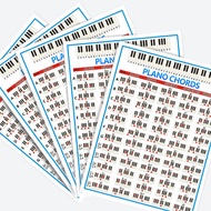 Staff Piano Chord Practice Draw Coated Paper 88 Keys Beginner Piano Finger Draw Chord Score [cxQ]