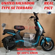 PROMO TERBATAS Sepeda listrik UNITED SALVADOR SE E BIKE sepeda listrik united SALVADOR terbaru 600w sepeda listrik dengan design terbaru UNITED SALVADOR SE