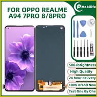 ◊ ◩ ✲ OPPO REALME A94/7PRO/8/8PRO Original LCD OLED With Fingerprint for Screen Touch Replacement