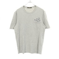 【二手】LOUIS VUITTON短袖T卹，Damier棋盤格紋，RM131M H3JR09CMS，純棉，男士，二手