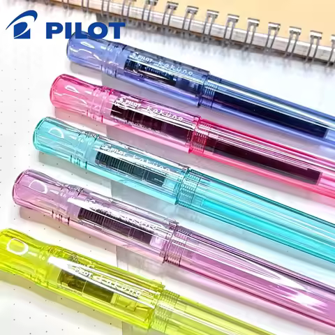 New Japan Pilot KaKuno Fountain Pen Colored Limited Gift Set Student School Supplies Kawaii Statione