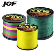 JOF 300M X16 Multicolor Japan Braided Fishing Line Super Strong Saltwater Fishing Line Tool