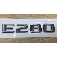 3D Emblem Logo Letter E280 Mercedes Benz Badge E 280 CHROME