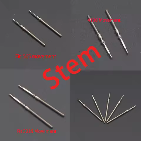 5PCS 2PCS Watch Winding Stem wrist watch Parts fit 7S26 2504 7750 9132 9100 9015 565 YT58 5M42 2555 