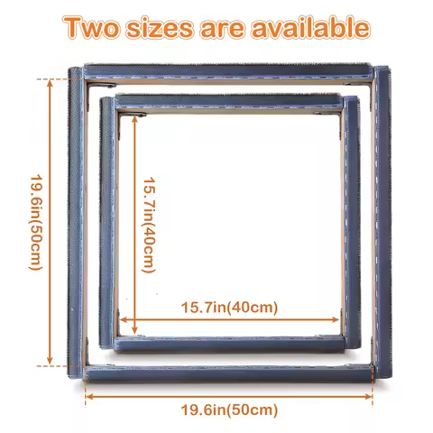 25/30/40/50cm Tufting Frame tuft Frame Rug tuft Frame Punch Needle Frame Tufting Carpet Making Frame