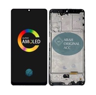 LCD SAMSUNG A31 A315 SUPER AMOLED ORIGINAL FULLSET FRAME SUPPORT FINGERPRINT 100% ORI