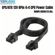 CPU Power Cable EPS/ATX12V 8Pin to 4+4Pin for Corsair HX1500i, HX1200i, HX1000i, HX850i, HX750i, HX-