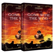 2 Books/set Gone with The Wind Famous English Book Original Novels for World Literature Love Story R