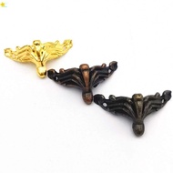 POLOSPORT Furniture Leg Vintage 4pcs Furniture Part Decorative Protector Jewelry Box Corner Bracket