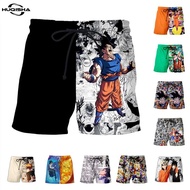 New Summer Beach Men Women Shorts 3D Printed Dragon Ball Naruto One Piece Fashion Casual Board Short