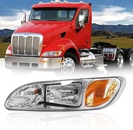 Headlights for Peterbilt 387 325 330 335 337 340 348 382 384 386 Truck High and Low Beam Bulb Left D