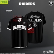 Raiders Las Vegas Fanissues Design Tshirt Roundneck Microfiber Material | Size 100-3XL Baju deisgn r