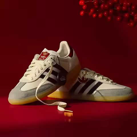 Adidas Clover Men's and Women's Anti-Slip and Wear-resistant Vintage Retro T-Head Training Shoes Cla