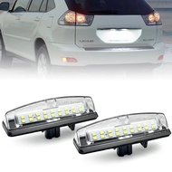 FZ 2Pcs White LED Number License Plate Light For Lexus Is200 Is300 Ls430 Gs300 Gs430 Gs400 Es300 Es3