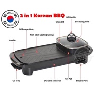 2 in 1 bbq pan Electric Barbecue Pan Grill