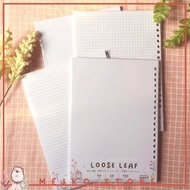 [By tooke]loose leaf B5 26 holes/loose leaf file paper binder contents 26 holes/loose leaf B5 paper 