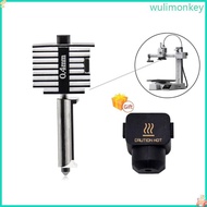 WU Hotend Kit Hardened Steel Nozzle 0 2 0 4 0 6mm For Bambu Lab A1 Mini 3D Printer