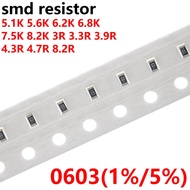 100PCS 0603 1% 1R 10R 4.7R 3.3R 30R 1k 2k 68R 100R 220R 200R 330R 470R 680R 2.2k 3.3k 22k 33k 47k 68