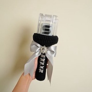 INFINITE 手燈套 | 光影緞帶 • 銀黑-金聖圭官方手燈