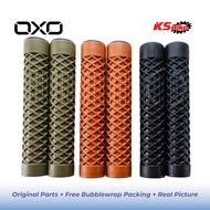 OXO HFT 058A Waffle 15cm 22.2mm Rubber Handlebar Grip BMX MTB Mountain Folding Fixie Touring Color B