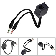Female RJ9 Headset to Male 3 5mm Mobile Phone Adapter Converter Cable 35cm