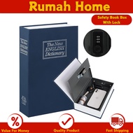 Safety Book Box Security Safety Lock Jewelry Storage Box Money Box Cash Box