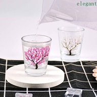 ELEGANT Wine Glass Durable Liquor Color Changing Glass Small Sakura Cup