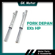 FORK DEPAN EX5 HP EX5 HIGH POWER EX5 LAMA FRONT FORK ASSY EX5 HP EX5 HIGH POWER EX5 LAMA