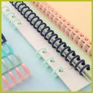 ◹ ◠ ✥ 30/5 Holes plastic ring binder notebook cover( for A4/B5/A5/A6) cuttable ring binding accesso