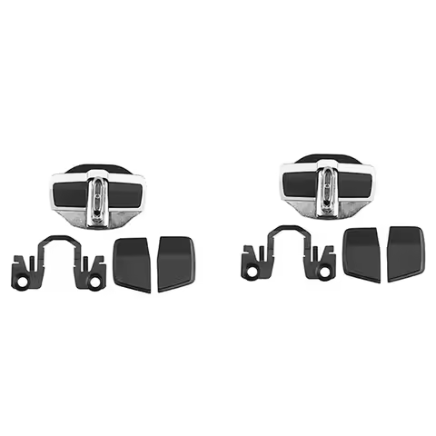 2Set Car TRD Door Lock Buckle Upgraded Stabilizer Cover Latches Stopper For-Lexus-Toyota Series Elim