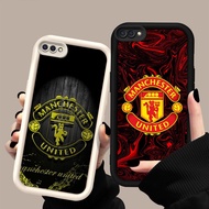 GK-48 Manchester FC Black and White Silicone Casing for OPPO Realme A5 A3S C2 A1K A12s C2s A12E A12 