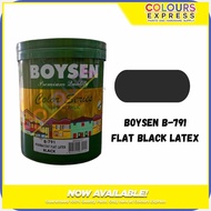 Boysen%RD%B-791'hw?/L$Flat^N$Black^n$Latex^j$Paint^U$-^p$Available in 4L and 16L sizes